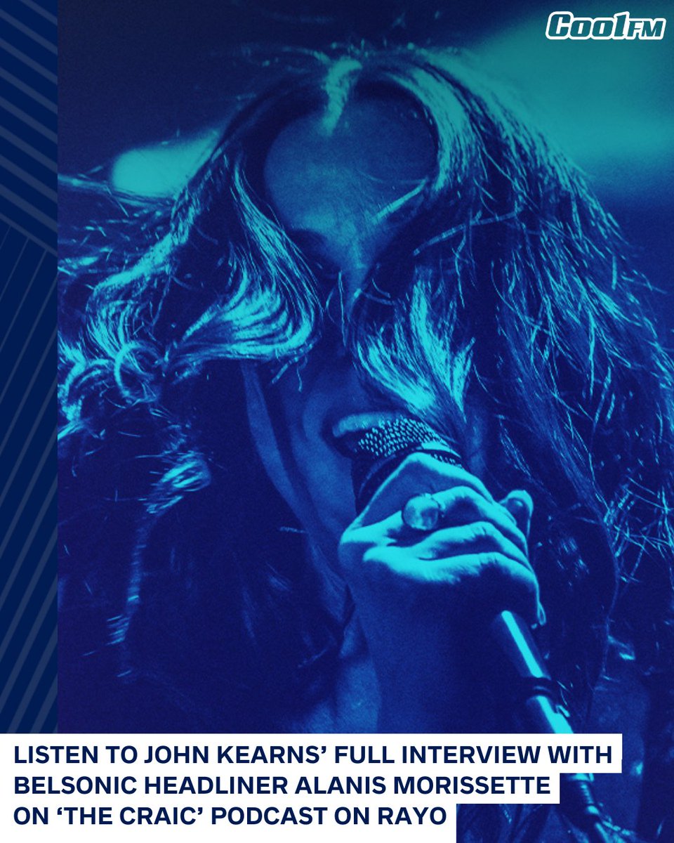 Cool Drive's <a href="/JohnKearns/">John Kearns</a> caught up with <a href="/belsonicbelfast/">Belsonic</a>  headliner <a href="/Alanis/">Alanis Morissette</a> ahead of her upcoming Belfast show! 🎶  Listen back point right👉 bit.ly/4kT1EQV