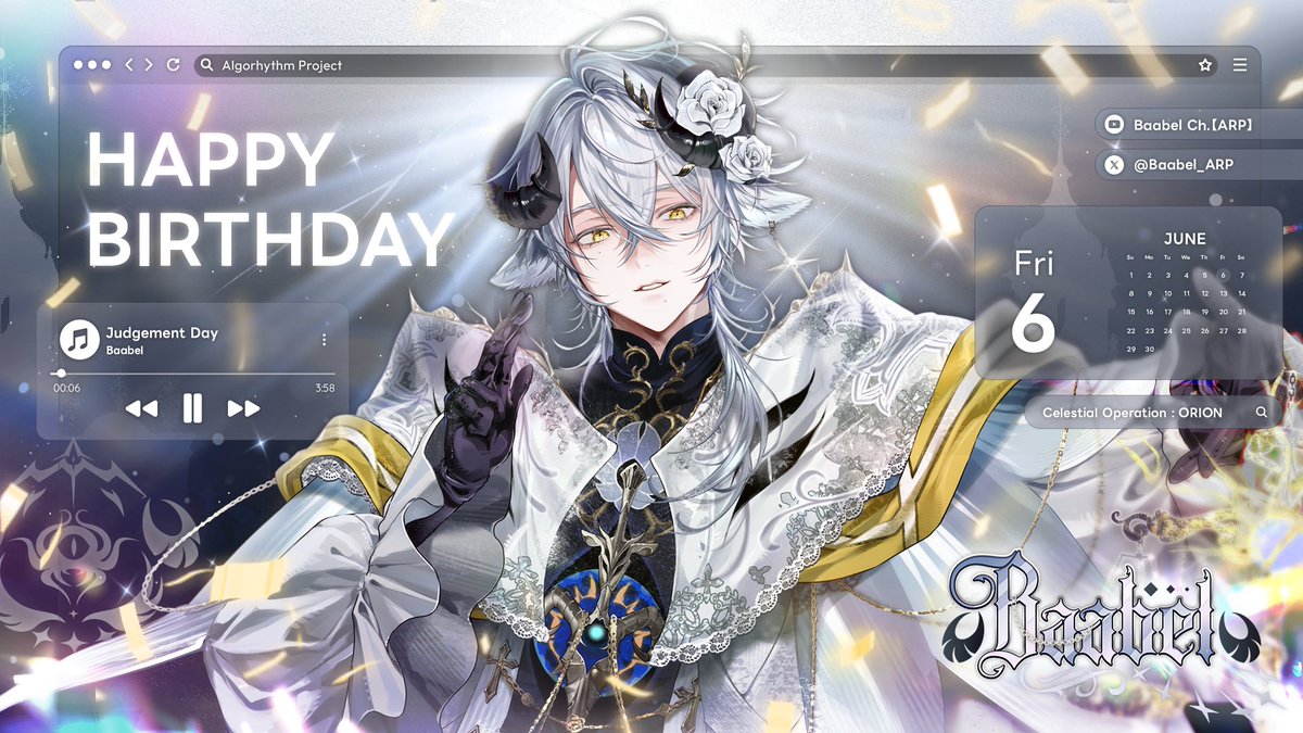 Algorhythm Project (@arp_vtuber) on Twitter photo 🐏HAPPY BAABEL DAY!!🐏
<a href="/Baabel_ARP/">Baabel 🐏《 ARP 》𝐉𝐮𝐝𝐠𝐞𝐦𝐞𝐧𝐭 𝐃𝐚𝐲</a>
สุขสันต์วันเกิดคุณบาทหลวงที่จะมาพรากวิญญาณของคุณ Sheep1Tap “Baabel"
มาร่วมสุขสันต์วันเกิด แสดงพลังศรัทธาของคุณกับบาเบลได้ที่
youtube.com/@Baabel_ARP
#HBDBaabel2025 #BaabelARP #ARProject #Vtuber #VtuberTH 🐏HAPPY BAABEL DAY!!🐏
<a href="/Baabel_ARP/">Baabel 🐏《 ARP 》𝐉𝐮𝐝𝐠𝐞𝐦𝐞𝐧𝐭 𝐃𝐚𝐲</a>
สุขสันต์วันเกิดคุณบาทหลวงที่จะมาพรากวิญญาณของคุณ Sheep1Tap “Baabel"
มาร่วมสุขสันต์วันเกิด แสดงพลังศรัทธาของคุณกับบาเบลได้ที่
youtube.com/@Baabel_ARP
#HBDBaabel2025 #BaabelARP #ARProject #Vtuber #VtuberTH