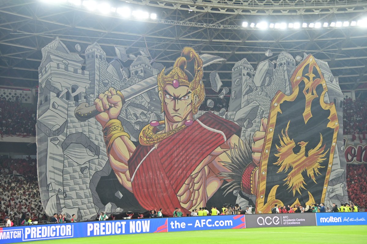 SUPORTER INDONESIA KREASIKAN TIFO TERBAIK DI #AsianQualifiers 
🌟🌟🌟🌟🌟

NO DEBAT!! 🙌