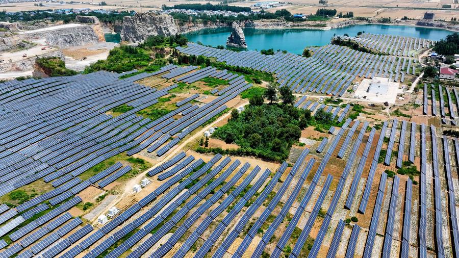 From coal-powered plants to vast expanses of solar panels glinting under the sun, China's transition to green development is moving at a fast clip with notable progress, propelled by President Xi's commitment to building a more sustainable future xhtxs.cn/4ab