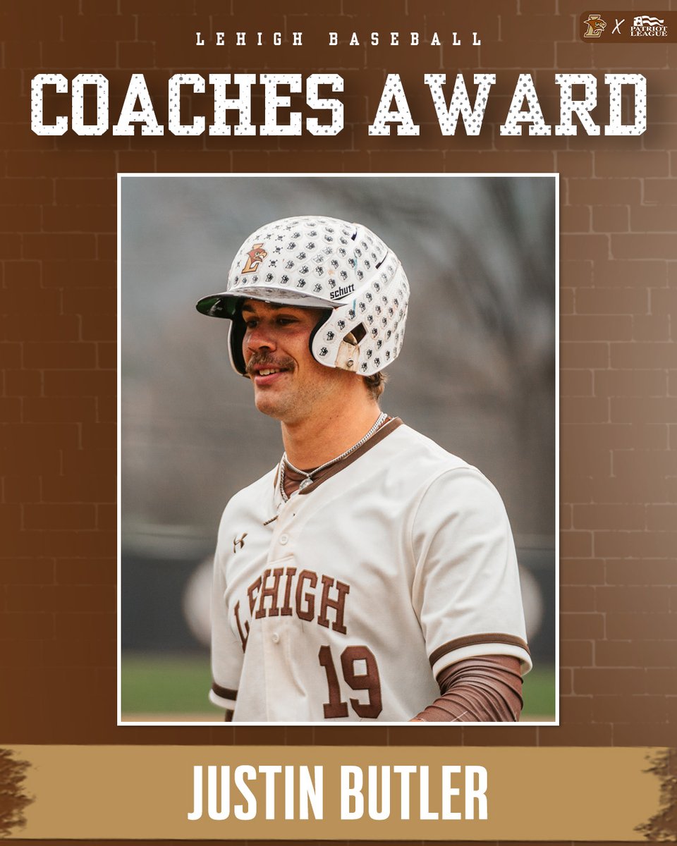 LehighBaseball's tweet image. Congratulations to our 2025 Team Award winners!
Team MVP: Jake Whitlinger
Coaches Award: Justin Butler
Scholar Athlete Award: Andrew Kohl
Anderson '60 Pitching Award: Marcus Danchision and Cole Kochanowicz
#GoLehigh | #RTTR