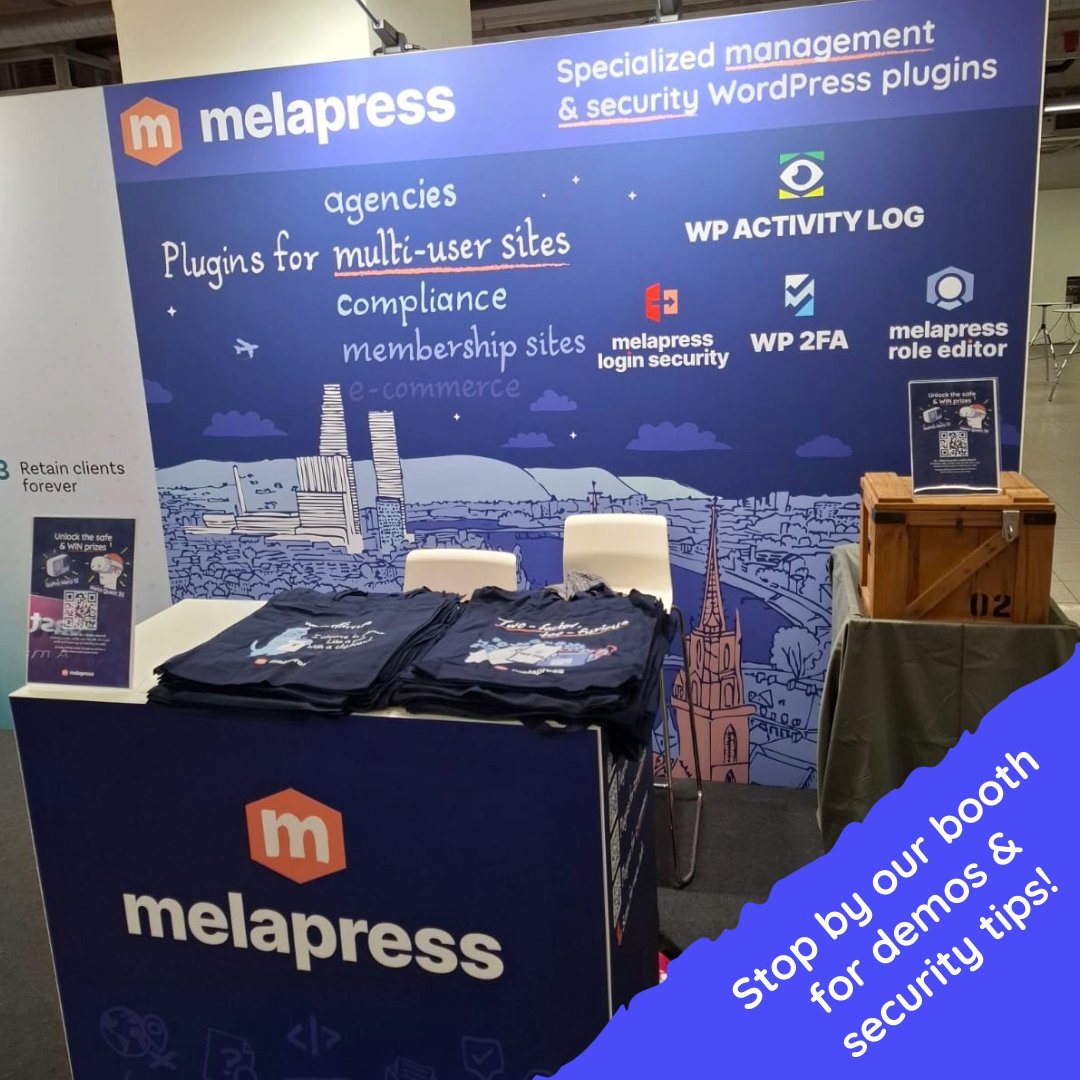 Melapress (@melapresshq) on Twitter photo Today was a day of travelling and setting up the booth for #WCEU. Stop by tomorrow to say hi to Joel, Lucian (<a href="/luc1ano_ro/">Lucian Padureanu</a>), <a href="/BramVergouwen/">Bram Vergouwen</a> and <a href="/robertabela/">robert Abela</a>. Weโll be giving away cool merch and have an exciting chest cracking competition win a VR headset or GoProโฆ #wceu #WordCamp Today was a day of travelling and setting up the booth for #WCEU. Stop by tomorrow to say hi to Joel, Lucian (<a href="/luc1ano_ro/">Lucian Padureanu</a>), <a href="/BramVergouwen/">Bram Vergouwen</a> and <a href="/robertabela/">robert Abela</a>. Weโll be giving away cool merch and have an exciting chest cracking competition win a VR headset or GoProโฆ #wceu #WordCamp