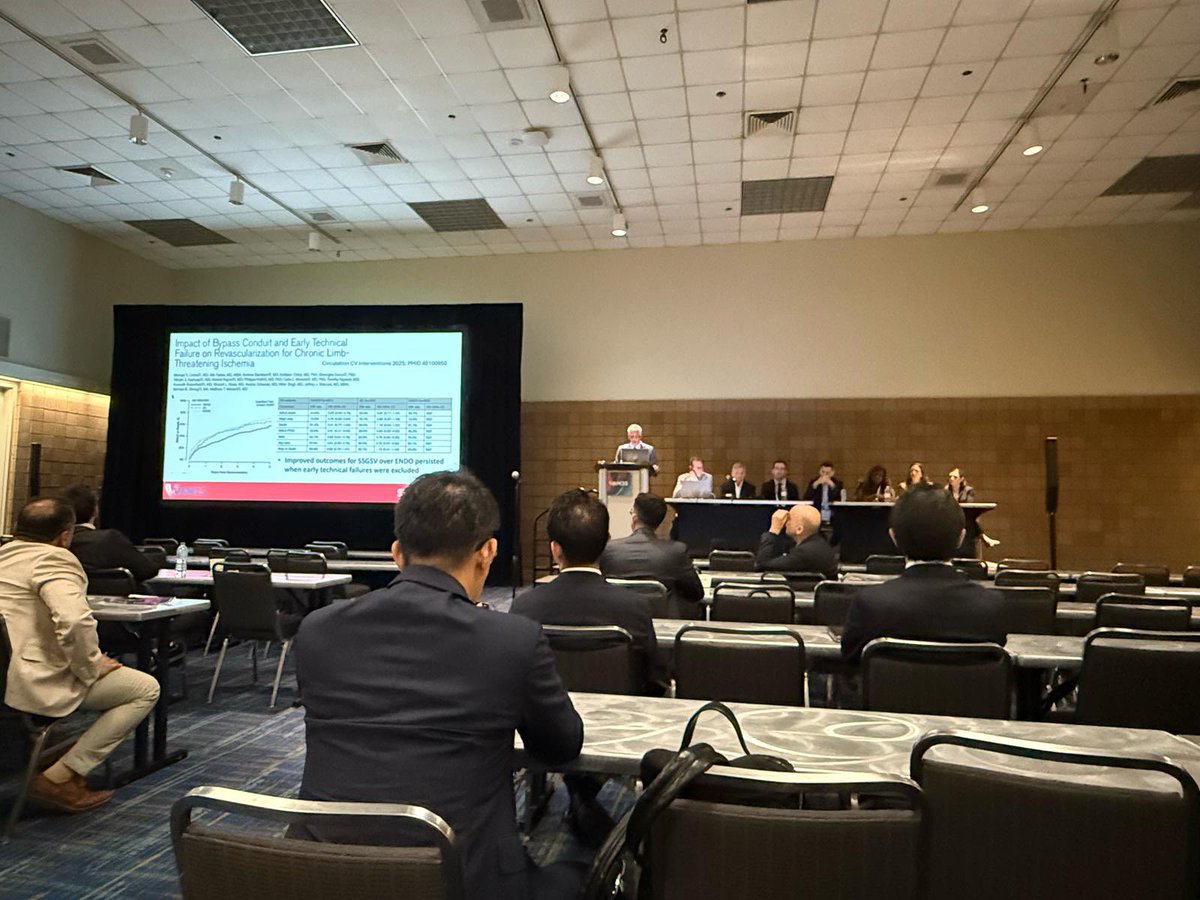 Medistim's tweet image. Experts tackled the critical question- “Who Should Not Undergo Endovascular Treatment (for CLTI)?” yesterday at #VAM25  #VAM2025 @VascularSVS @UCSFvascular