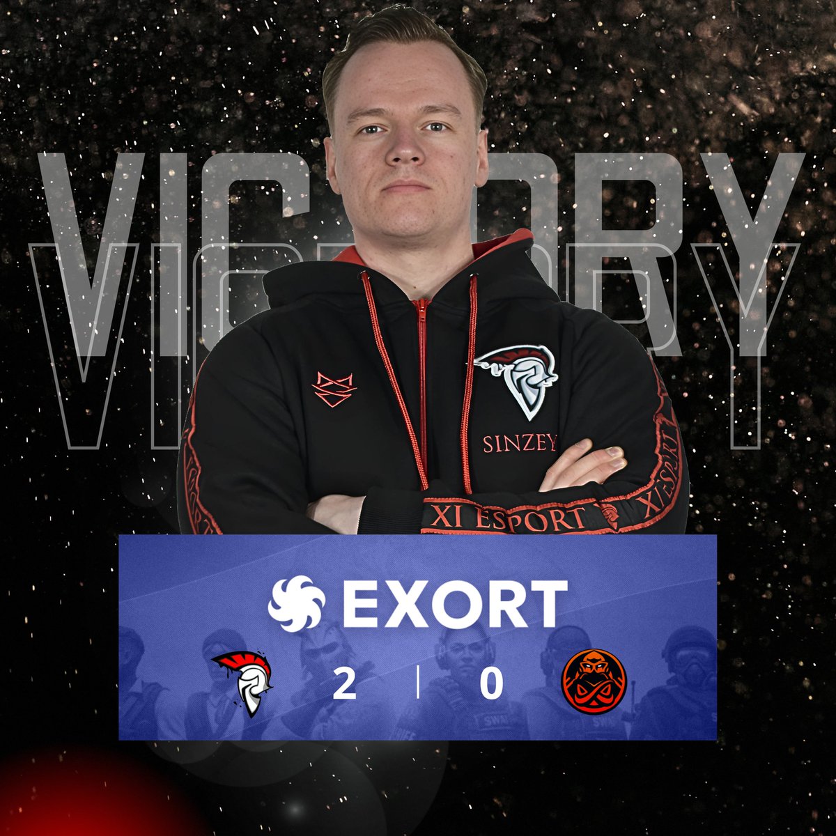 XIESPORTGG's tweet image. VICTORY SECURED💥
We take down @ENCE Academy to stay undefeated in @esports_exort Series!
Massive shoutout to @KralleJcs for standing in and absolutely popping off ending as MVP - you were the force we needed🔥
A big thank you to @vendgamingdk for letting us borrow this beast🙌