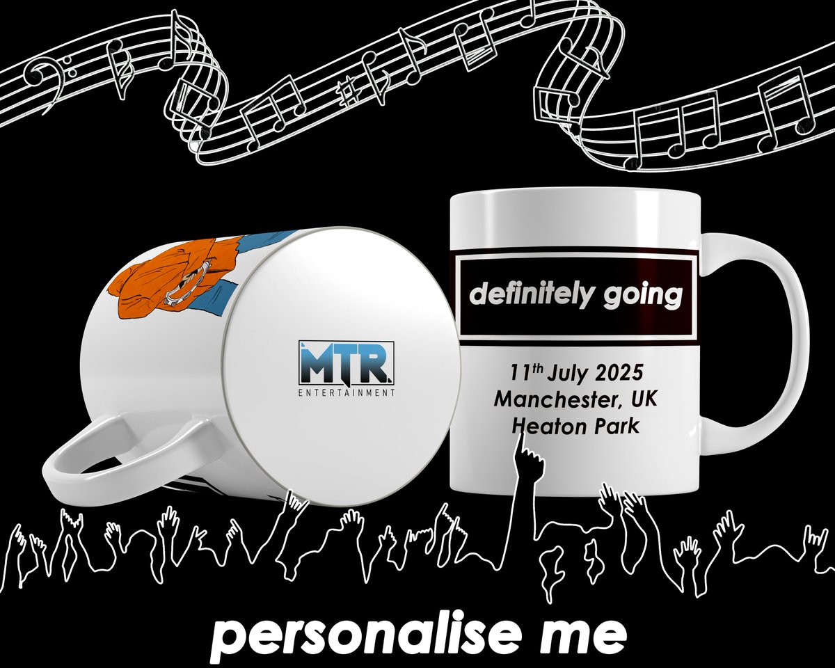 Mtr_Ent's tweet image. 🎸Oasis fans — get ready for the tour!
Personalise your own Oasis concert mug with the date &amp;amp; location of the show you're heading to🎶

Red, blue, green or magic heat-changing mugs available!

Not official merch – just for the fans💥

#Oasis #OasisTour2025 #CustomMug #Britpop