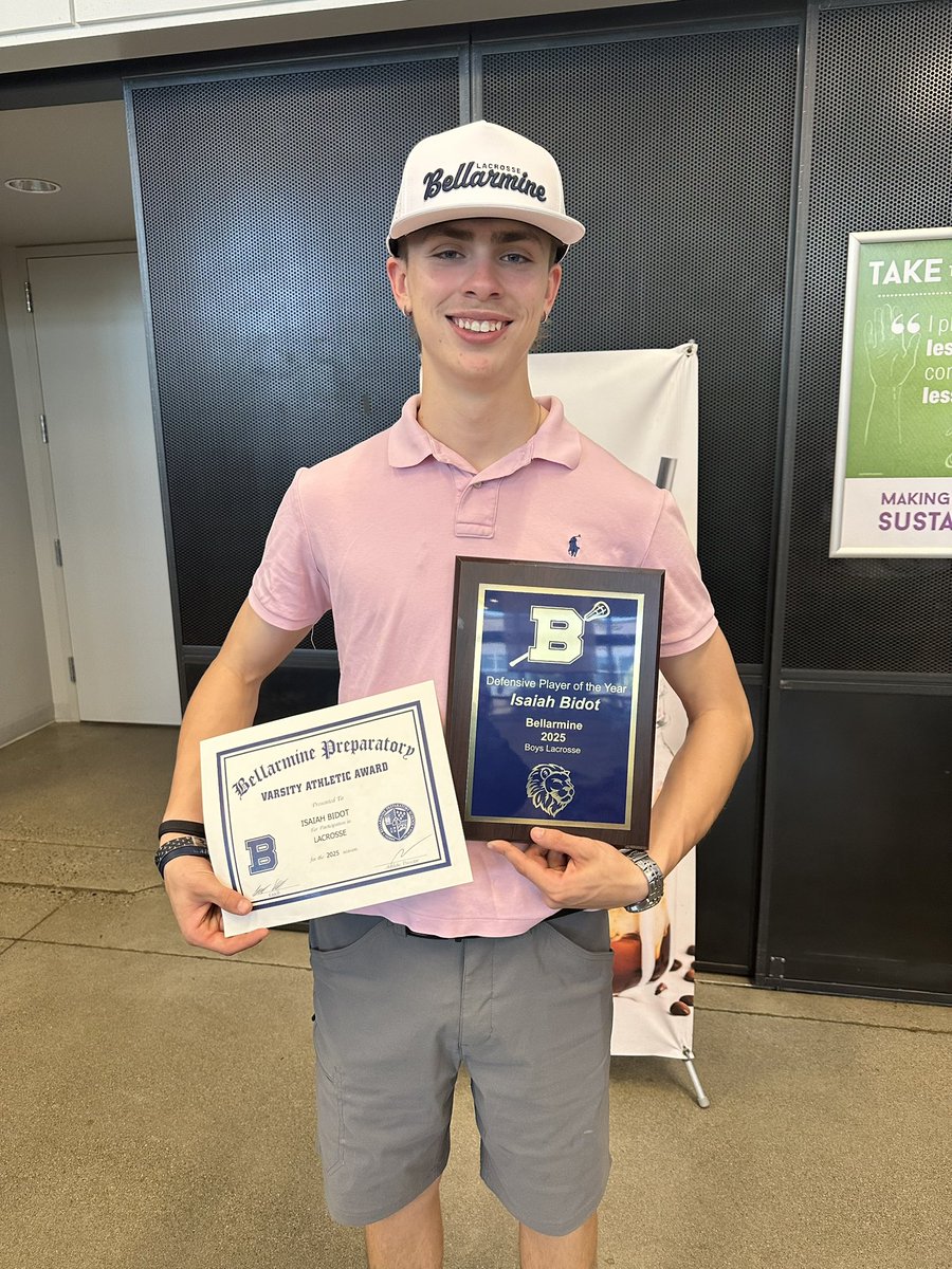 IsaiahBidot's tweet image. I was honored with the 2025 Defensive Player of the Year award this season with Bellarmine Prep.  Check out my season highlights 👉 hudl.com/video/3/220665…