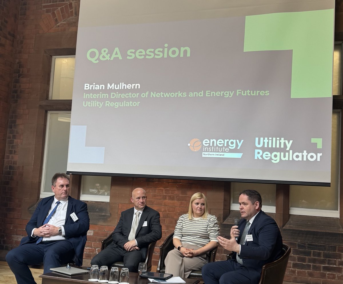 Utility Regulator NI (@uregni) on Twitter photo We hosted our seventh joint Energy Forum with the <a href="/EnergyInstitute/">Energy Institute</a>, NI Branch today. This event brought together energy leaders, influencers, government, academia, consumer bodies and businesses to take forward important dialogues about the future of energy in Northern Ireland. We hosted our seventh joint Energy Forum with the <a href="/EnergyInstitute/">Energy Institute</a>, NI Branch today. This event brought together energy leaders, influencers, government, academia, consumer bodies and businesses to take forward important dialogues about the future of energy in Northern Ireland.