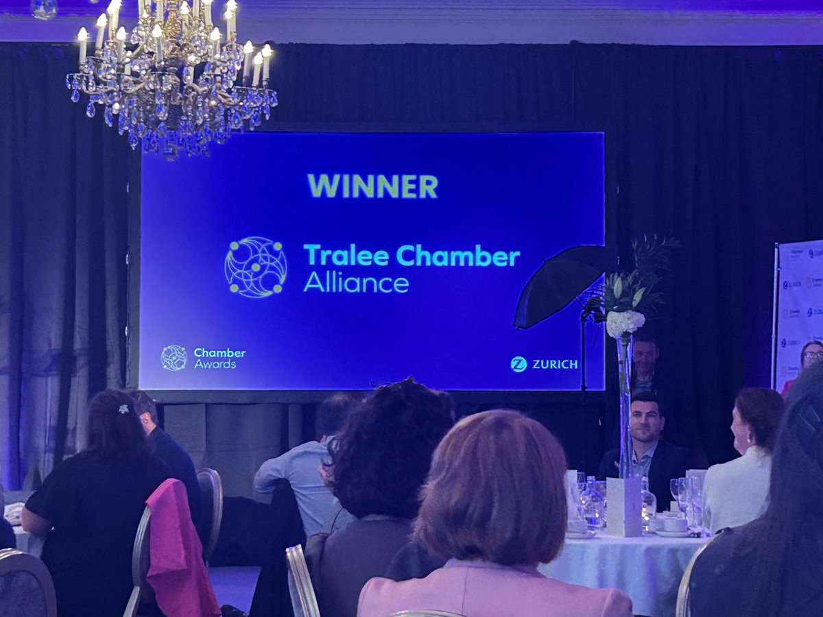 Tralee Chamber (@traleechamberal) on Twitter photo Delighted to win the Community Support Initiative award at todayâs <a href="/ChambersIreland/">Chambers Ireland</a> #Awards for our âCastle Street â Looking to the Past for the Futureâ project.
A huge thank you to everyone who supported this project.
#chambersirelandawards #awards #tralee Delighted to win the Community Support Initiative award at todayâs <a href="/ChambersIreland/">Chambers Ireland</a> #Awards for our âCastle Street â Looking to the Past for the Futureâ project.
A huge thank you to everyone who supported this project.
#chambersirelandawards #awards #tralee