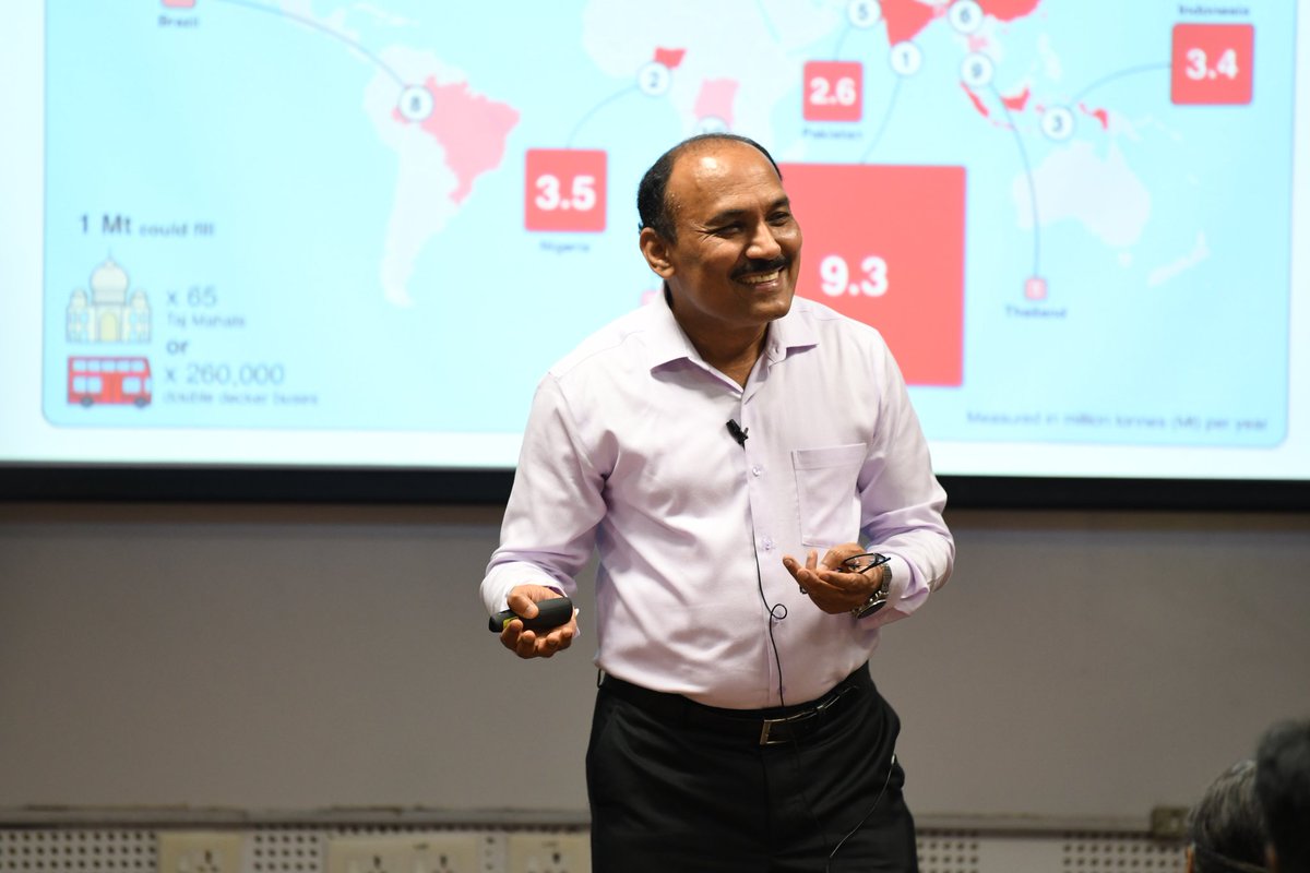 tvmiiser's tweet photo. Prof. J.N. Moorthy, Director, IISER-TVM addressed the students on World Environment Day-2025 in an event organized by Royal Society of Chemistry and emphasized on the need to create global awareness about the harmful effects of plastic waste on ecosystems, wildlife &amp; human health https://t.co/RqiRRy6l7w