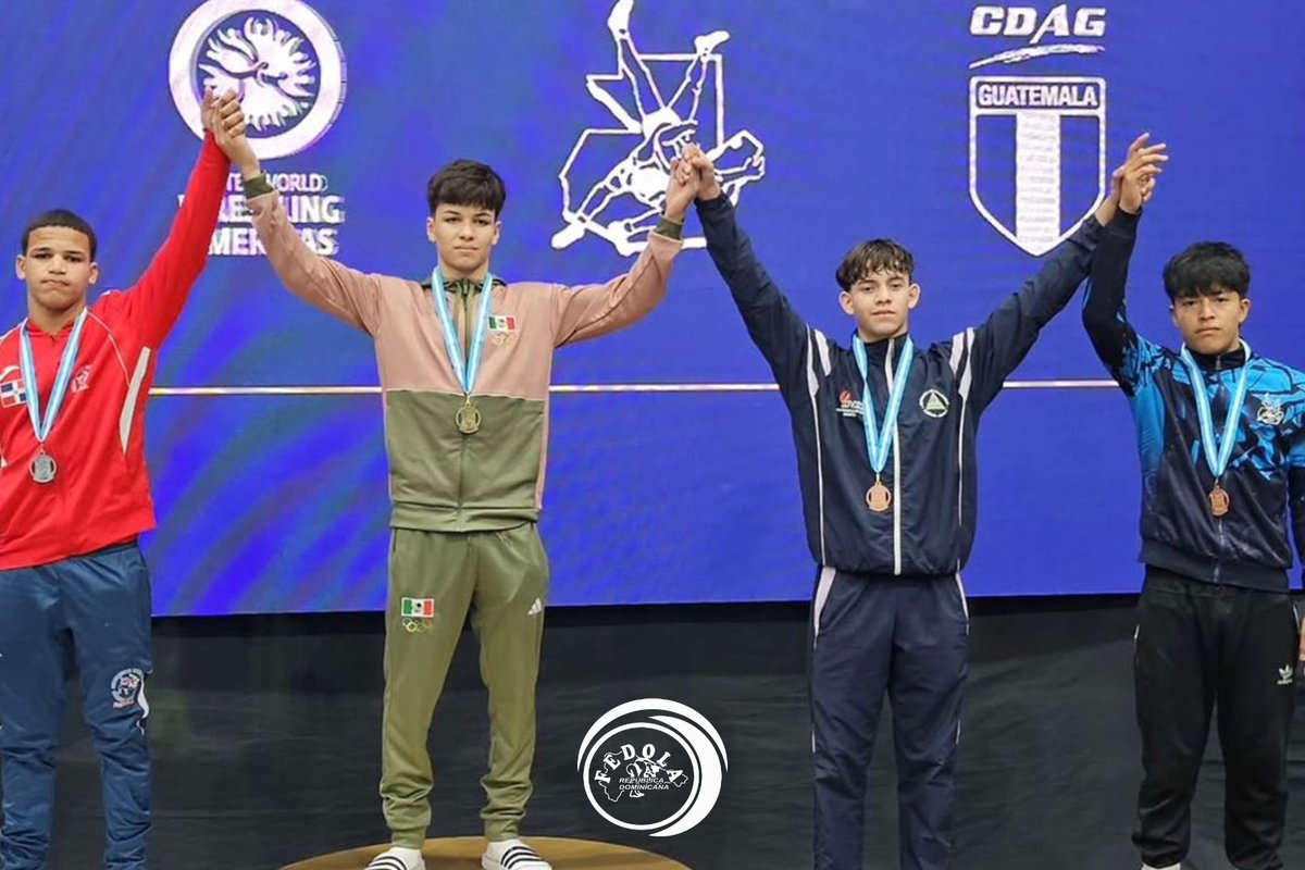 ¡Enhorabuena a nuestros medallistas!

Estilo Greco-Romano:
🥉 Edwin Motilla – Medalla de bronce, categoría 55 kg
🥈 Carlos Yariel Santana – Medalla de plata, categoría 60 kg