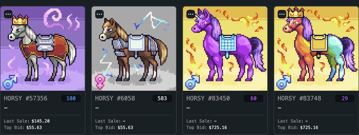 HORSY <a href="/HorsyOnHL/">Horsy.games</a>  mint results: UNREAL 🤯 

- Public mint only (2 HYPE each) 
- Landed 2/60 LEGENDARY HORSY'S
- 20 HYPE bids rolling in (~$725 each) 
- $HORSY launch incoming 🚀 
- Breeding &amp; Racing coming soon

 LFG! Ready to race with <a href="/HorsyOnHL/">Horsy.games</a>! 🏇🐎✨

<a href="/HyperliquidX/">Hyperliquid</a>