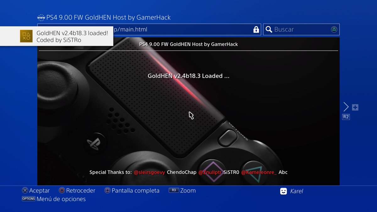 GamerHack (@gamerhack93) on Twitter photo I've updated the host with the lapse exploit to 9.00 with the latest changes hosted on the <a href="/Kameleonre_/">Kameleonre_</a> host. Many thanks to everyone involved.
* Remember to clear your browser cache before hosting.
900psfree.netlify.app I've updated the host with the lapse exploit to 9.00 with the latest changes hosted on the <a href="/Kameleonre_/">Kameleonre_</a> host. Many thanks to everyone involved.
* Remember to clear your browser cache before hosting.
900psfree.netlify.app