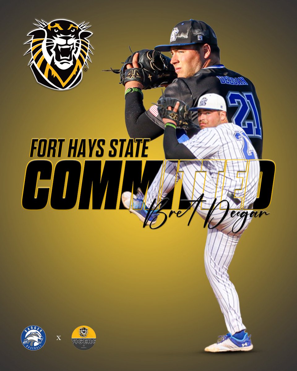Bret Deegan (@bretdeegan) on Twitter photo I’m blessed to announce my commitment to Fort Hays State University to further my baseball and academic career! I’d like to thank God, my family and all the coaches who have helped me along the way.
<a href="/fhsubaseball/">FHSU Baseball</a> <a href="/ACBaseball806/">Amarillo College Baseball</a> <a href="/cadelott_22/">Cade Lott</a> I’m blessed to announce my commitment to Fort Hays State University to further my baseball and academic career! I’d like to thank God, my family and all the coaches who have helped me along the way.
<a href="/fhsubaseball/">FHSU Baseball</a> <a href="/ACBaseball806/">Amarillo College Baseball</a> <a href="/cadelott_22/">Cade Lott</a>
