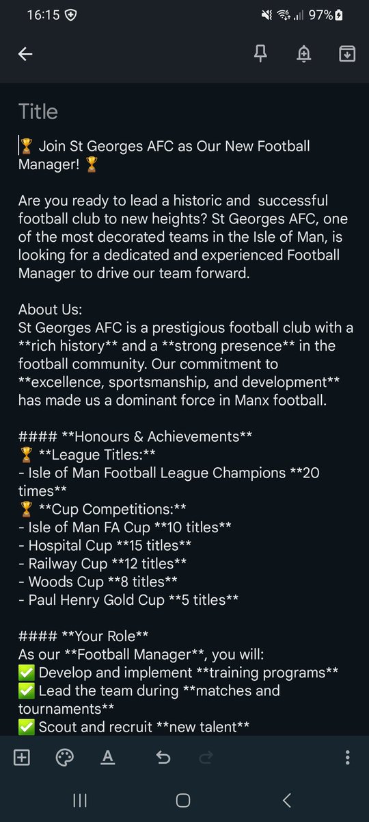 St Georges AFC tweet media