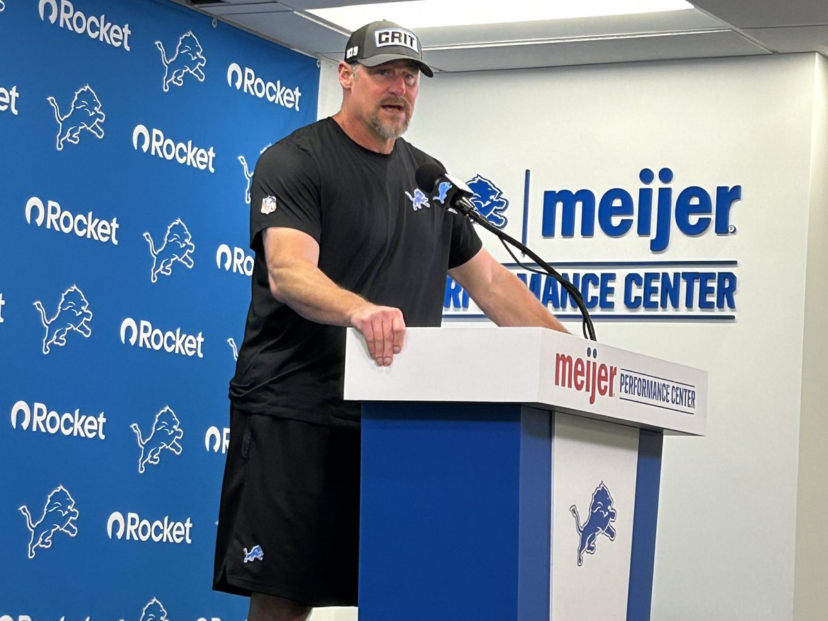 LarryLage's tweet image. Dan Campbell was emotional talking about Frank Ragnow’s retirement and said it’s “disrespectful” to suggest contract talks were a factor