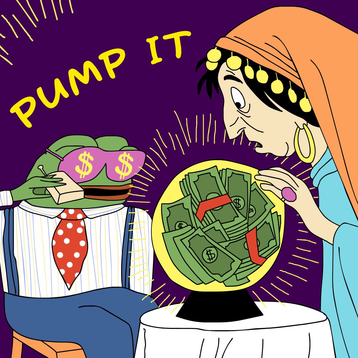 The timeline is trembling.

The pump has been foretold. 🐸⚔️