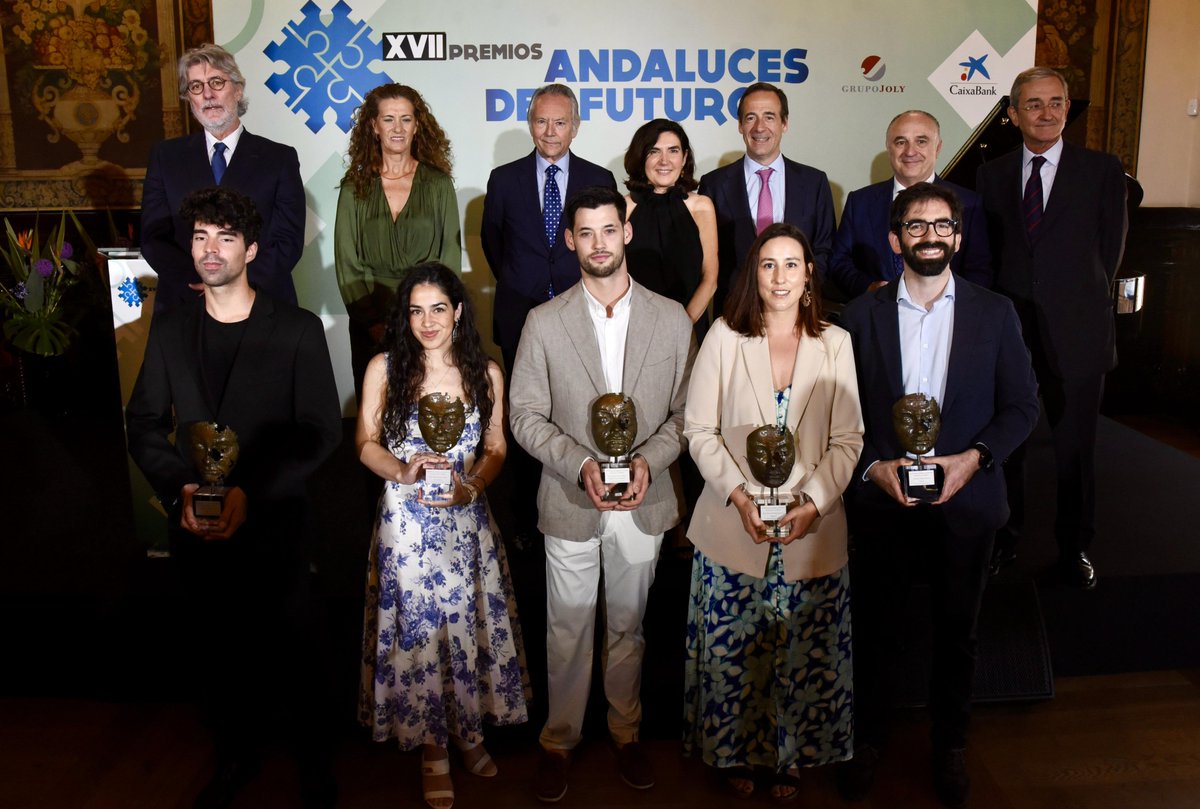 María Luisa Martinez (@martinezgistau) on Twitter photo ¡¡Felicidades a los ganadores de esta nueva edición de los Premios Andaluces del Futuro!! Un reconocimiento del <a href="/grupojoly/">Grupo Joly</a>, con el apoyo de @CaixaBank, a la labor de los jóvenes andaluces en ámbitos como la ciencia, la cultura o el deporte ¡¡Felicidades a los ganadores de esta nueva edición de los Premios Andaluces del Futuro!! Un reconocimiento del <a href="/grupojoly/">Grupo Joly</a>, con el apoyo de @CaixaBank, a la labor de los jóvenes andaluces en ámbitos como la ciencia, la cultura o el deporte