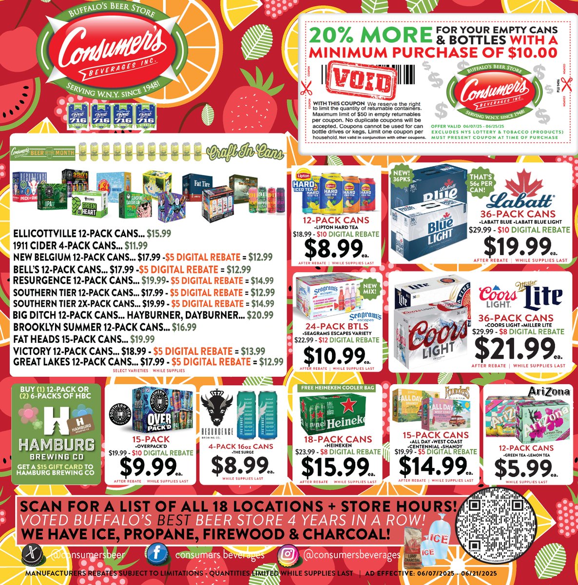 Your newest beer deals at Buffalo's Beer Store