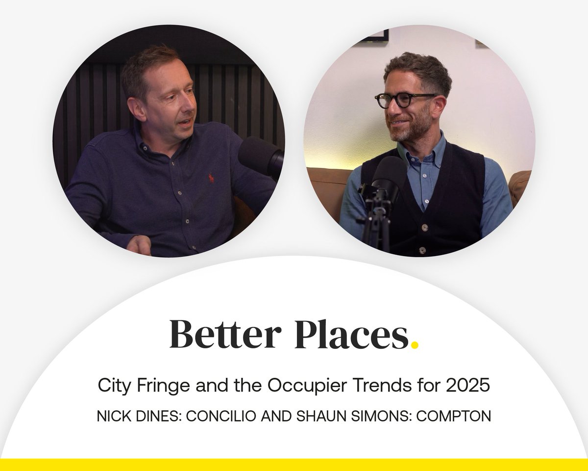 ConcilioComms's tweet image. 🎙️ In the latest edition of the Concilio Better Places podcast, Shaun Simons, founder of Compton, joined Managing Director, Nick Dines to discuss the evolving landscape of commercial real estate in London’s city fringe.

Shaun shared insights into Compton’s journey to its current…