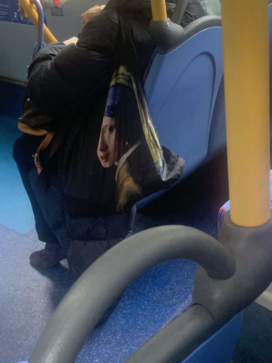 Some woman giving me the side eye on the bus today 😒