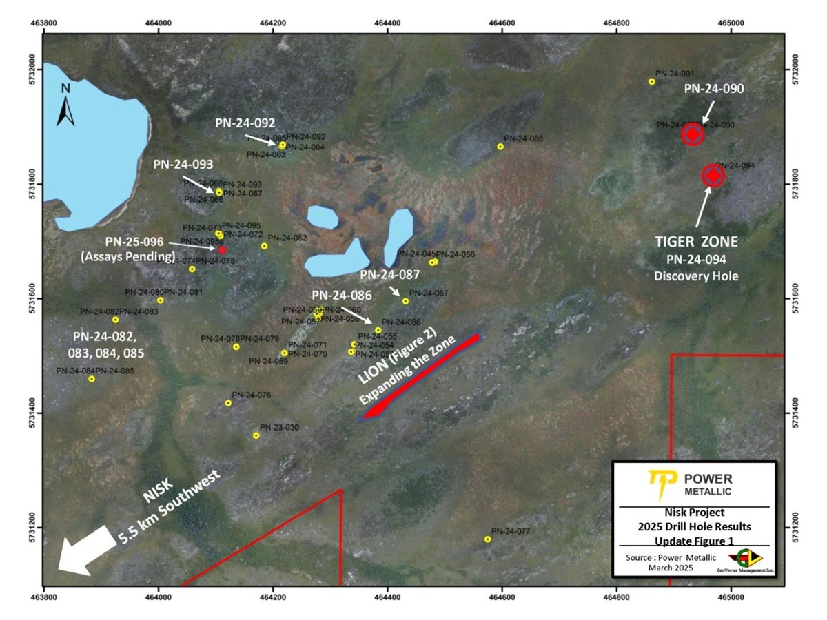 What does a 100,000-meter drill program tell you?

Either the company is reckless…

Or they know exactly what they’re hunting.

At Power Metallic, we’re betting big, and we believe we’ve found something extraordinary underground.

Here’s why:

Most junior miners raise just