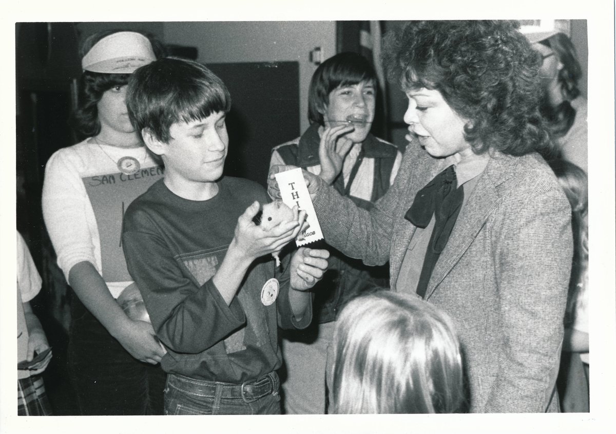 ocpublib's tweet image. OC Stories #TBT Hamster races at the library, 1983. "Level Up" this summer at the library (and read all about hamsters)... Summer Reading Program starts June 16, 2025! 
#summerreadingprogram #srp #fun #ocpubliclibraries #localhistory #orangecounty