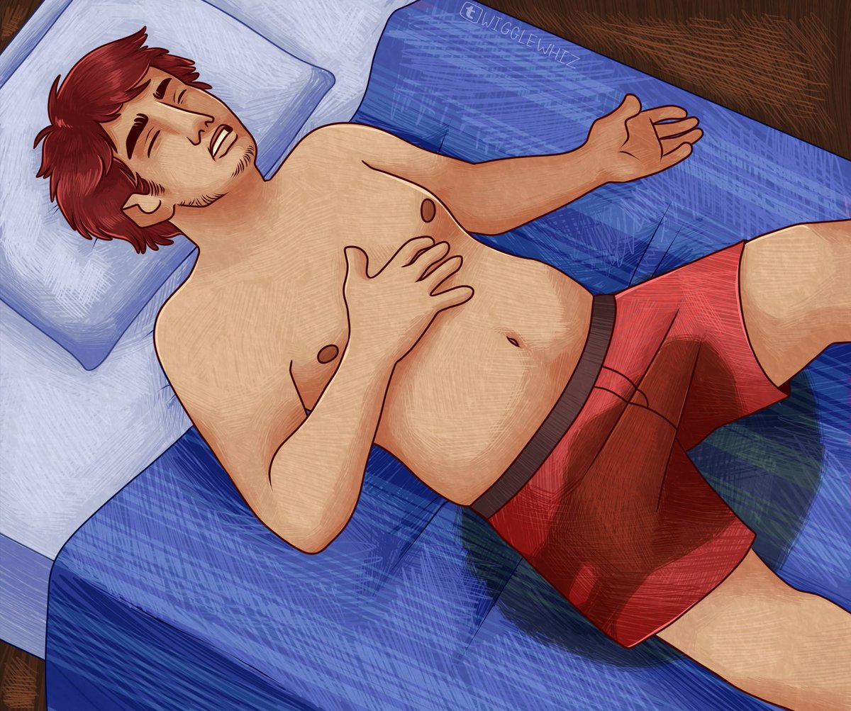 Wonder what he’s dreaming about #omorashi