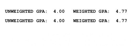 4.0 and a 4.77 weighted GPA through freshman year‼️<a href="/CoachKWallace/">Kevin Wallace</a> <a href="/TheChrisRubio/">Rubio Long Snapping®</a>