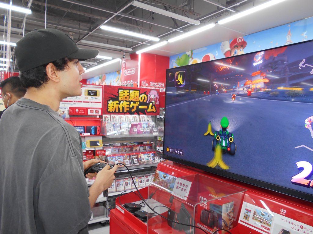 Roiereal's tweet image. fue bonito vivir el estreno de la Nintendo Switch 2 en Japón ❤️ 日本での Nintendo Switch 2 の発売を体験できてよかったです