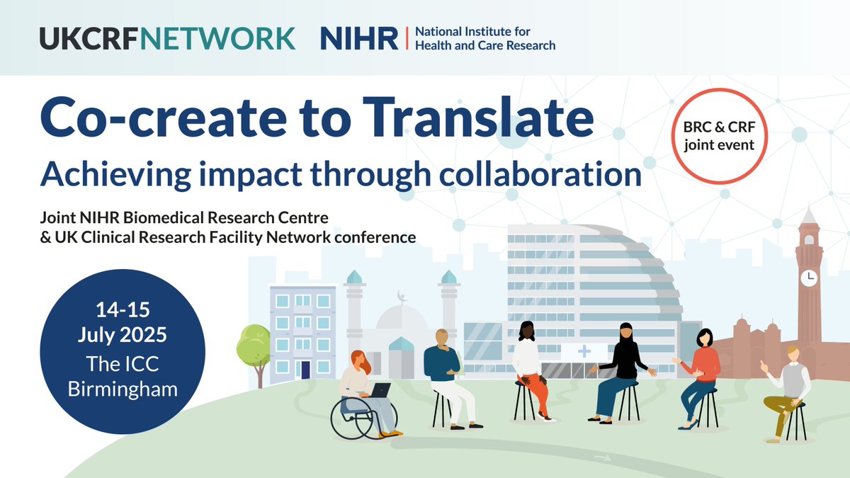 NIHR Birmingham Biomedical Research Centre (@birminghambrc) on Twitter photo ⏳ Time is running out! Only one week left to register for the #CRFBRC25 conference - don't miss this opportunity to be part of a one of a kind event, bringing together the UK experimental medicine infrastructure.
Register by 12 June: ukcrfnetwork.co.uk/events/ukcrf-n…
<a href="/NIHR_UKCRFN/">UKCRF Network</a> ⏳ Time is running out! Only one week left to register for the #CRFBRC25 conference - don't miss this opportunity to be part of a one of a kind event, bringing together the UK experimental medicine infrastructure.
Register by 12 June: ukcrfnetwork.co.uk/events/ukcrf-n…
<a href="/NIHR_UKCRFN/">UKCRF Network</a>