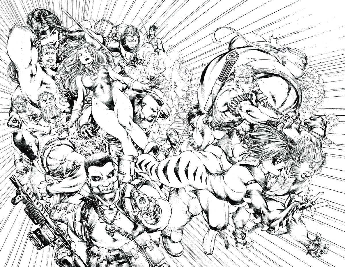 Really Excited I got 3rd place in a Huge YOUNGBLOOD Art Contest Last Year. There were a Lot of Great Entries. Here's Mine :D #DRAWING #COMICS #ART