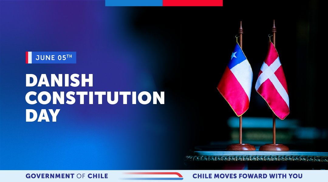 Today we greet the Kingdom of Denmark on the celebration of Constitution Day.
We extend our good wishes and reaffirm our desire to continue strengthening the bilateral relationship, which is based on common principles. 🇨🇱🤝 🇩🇰