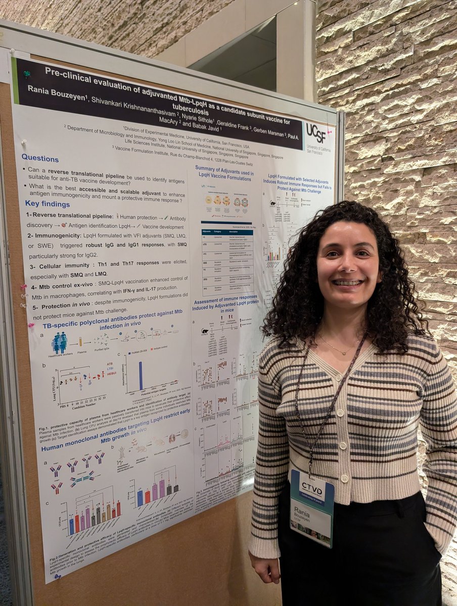 javid_lab's tweet image. Fantastic meeting in Cape Town with the Collaboration for TB Vaccine Discovery.
And very proud of postdoc @RBouzeyen giving a talk to the plenary as well as a poster!