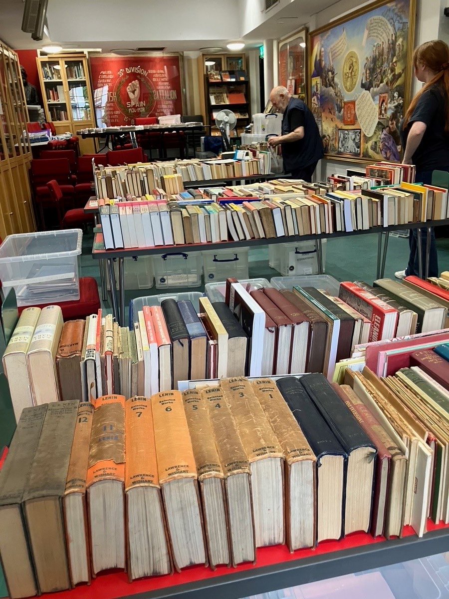 We’re all set for Saturday’s booksale! Join us 11-3 📚