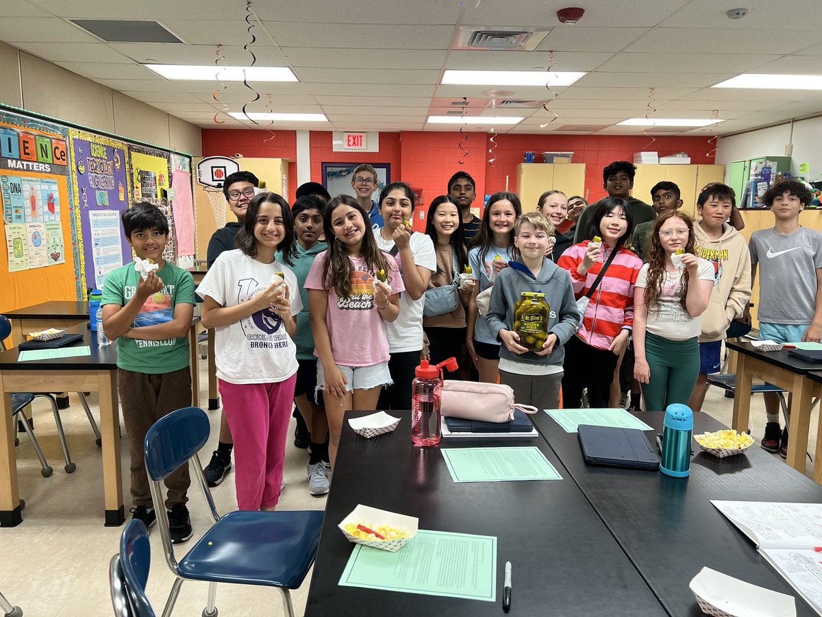 Tammy Gilbert (@tgilb10) on Twitter photo Kindness was a BIG Dill(pickle) in science. Happy end of 6th grade! Thanks for a great year! Year 37 on the eve of being in the books. <a href="/bpbroncos/">Boulan Park</a> <a href="/TonyMorseBPMS/">Tony Morse</a> Kindness was a BIG Dill(pickle) in science. Happy end of 6th grade! Thanks for a great year! Year 37 on the eve of being in the books. <a href="/bpbroncos/">Boulan Park</a> <a href="/TonyMorseBPMS/">Tony Morse</a>