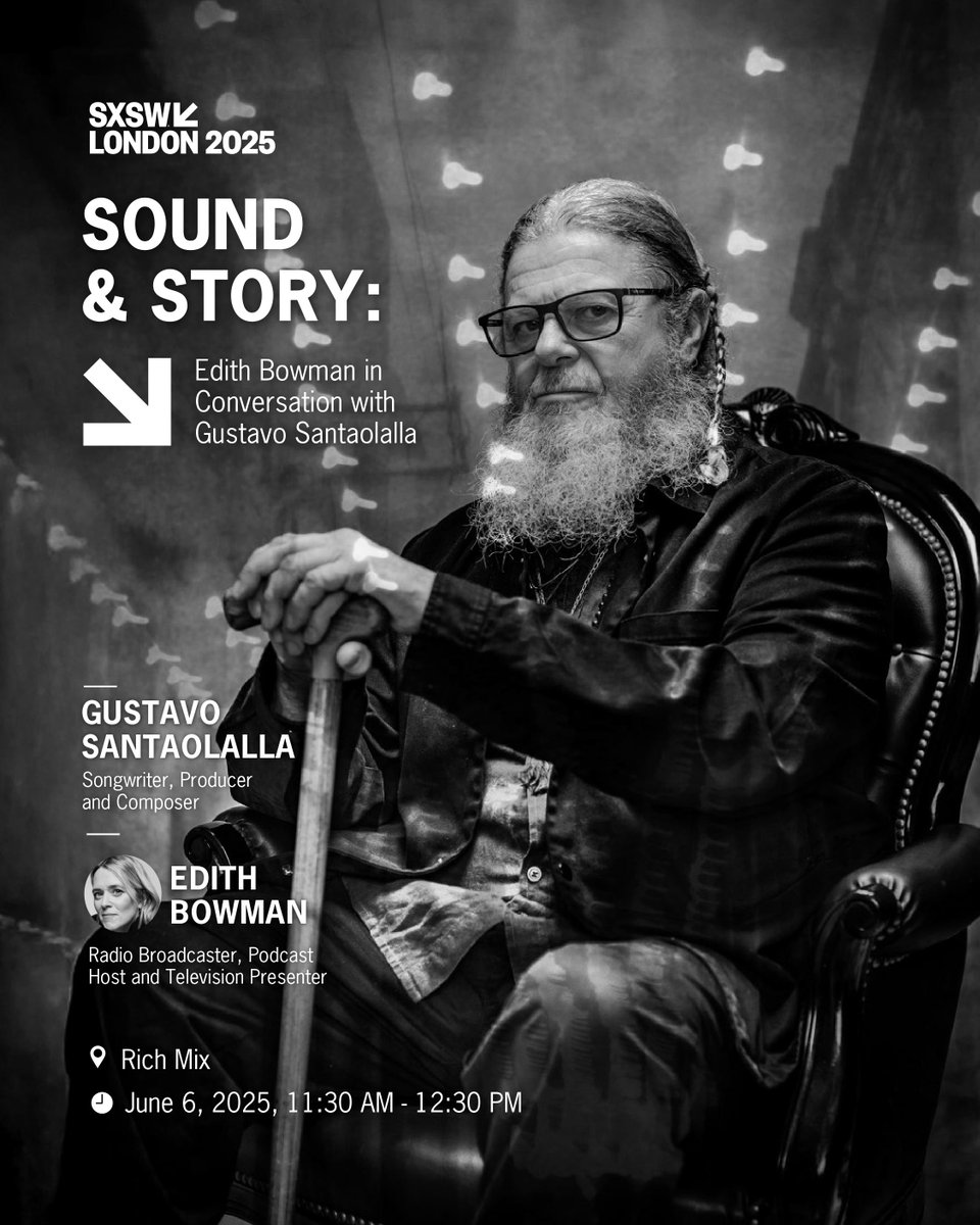 Tomorrow, June 6th., I’ll be in conversation with Edith Bowman at SXSW London 2025.
Join us from 11:30 AM at Rich Mix.

And I’ll be back in London on November 12th. for the #RonrocoTour 2025 at Alexandra Palace Theatre.
See you soon!