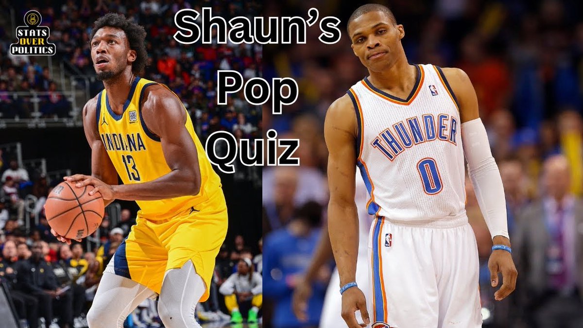 Shaun's Pop Quiz Ep 148! How many did you get right ⁉️
youtu.be/JFgPxEZu8VI
#SPQ📝 #statsoverpolitics #NBAFinals #nbax #YesCers #ThunderUp