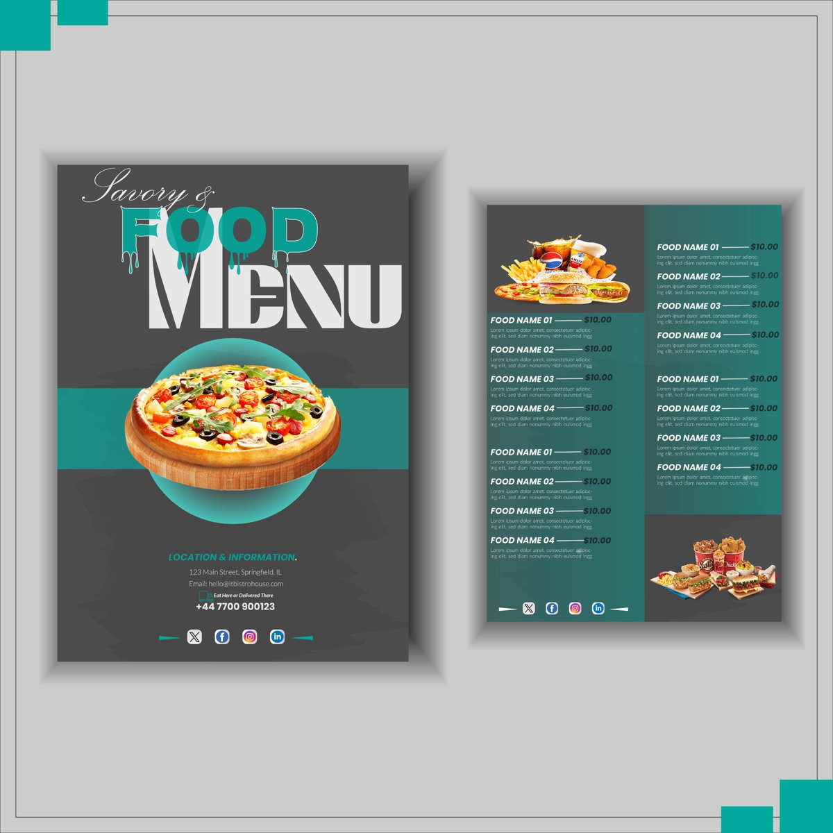 A Menu Designed to Tempt Every Tastebud!

Please, if you have any questions?
Direct Message me. 
#InstaFoodie #InstaMenu #PostThatSells #FeedGoals #ContentThatConverts #ScrollStopper #DigitalMenu #InstagramMarketing #canadastrong   #FacebookFoodie #SocialFood #FoodContentCreator