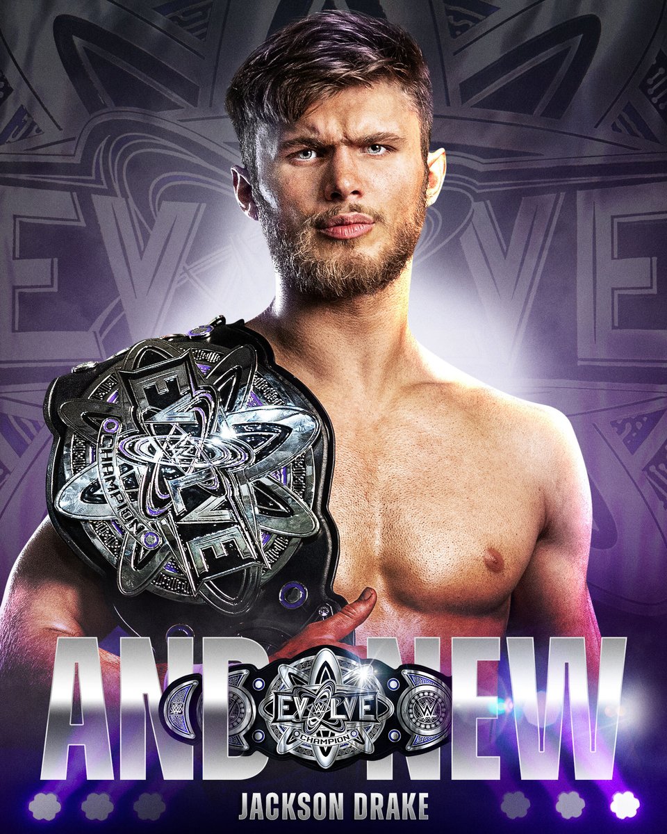 WWEDeutschland's tweet image. #AndFirst! @JacksonDrake03 ist der erste #WWEEvolve Champion! ✨ Seht hier, wie er es geschafft hat:

👉 youtube.com/watch?v=9pX3fY…