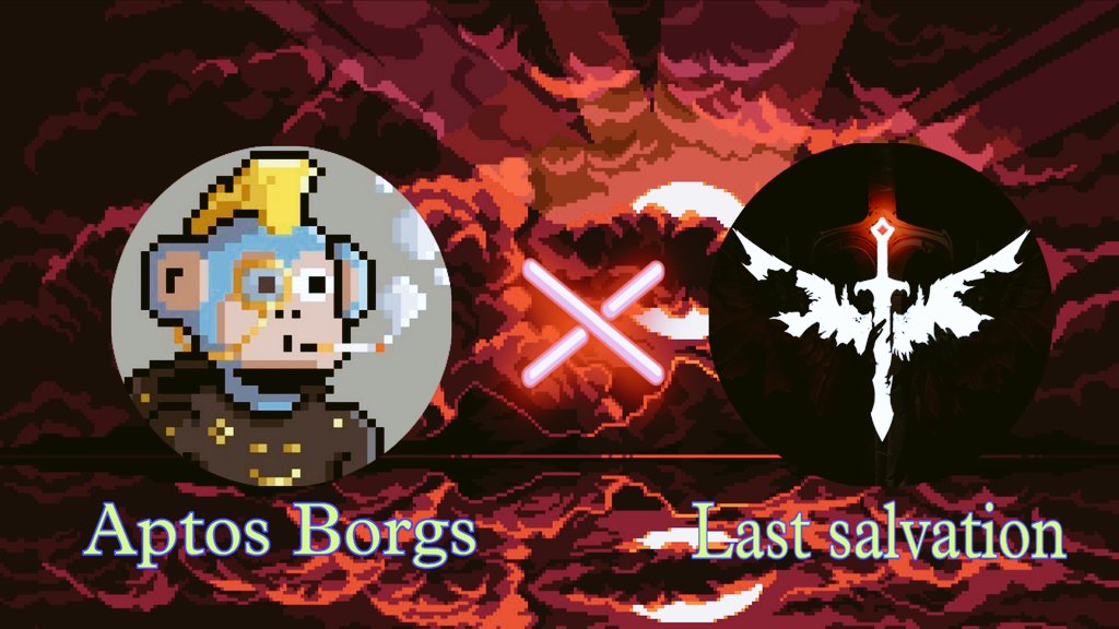 APT_Borgs (@aptos_borgs) on Twitter photo Weโre thrilled to officially partner with <a href="/lastsalv/">Last Salvation</a> ๐ค To celebrate, weโre giving away 10 OG Spots under this tweet!
Additionally, all delisted Genesis Pass holders of Last Salvation will get access to the FCFS phase in our upcoming mint!
๐ฏ How to Enter:
1. Follow <a href="/APTOS_Borgs/">APT_Borgs</a> Weโre thrilled to officially partner with <a href="/lastsalv/">Last Salvation</a> ๐ค To celebrate, weโre giving away 10 OG Spots under this tweet!
Additionally, all delisted Genesis Pass holders of Last Salvation will get access to the FCFS phase in our upcoming mint!
๐ฏ How to Enter:
1. Follow <a href="/APTOS_Borgs/">APT_Borgs</a>