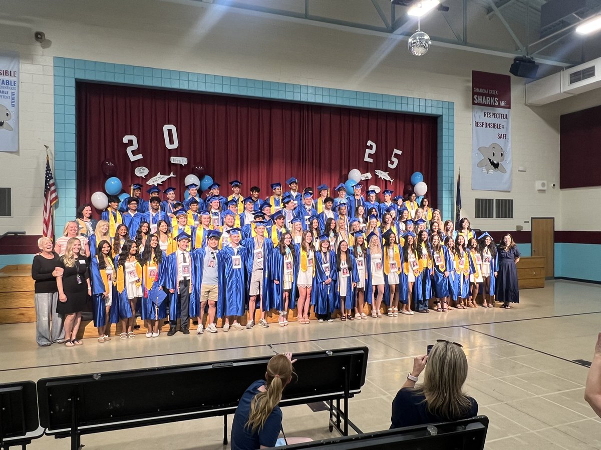 Yesterday, we welcomed our former Sharks who are graduating this week.   This tradition is one of our most favorite days of the year.   This is why we do what we do every day!   
Congratulations to the Class of 2025, and thank you for taking the time to stop in yesterday!