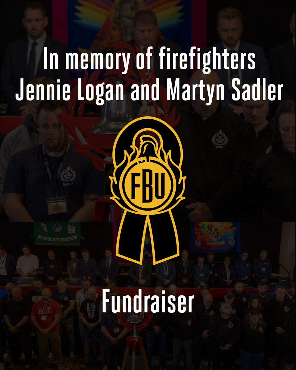 Firefighters Jennie Logan and Martyn Sadler lost their lives at a major fire at Bicester Motion, Oxfordshire, on 15 May.

Their families, the FBU and Oxfordshire FRS are raising money in their memory for the Firefighters Charity. It has been the families discretion to help