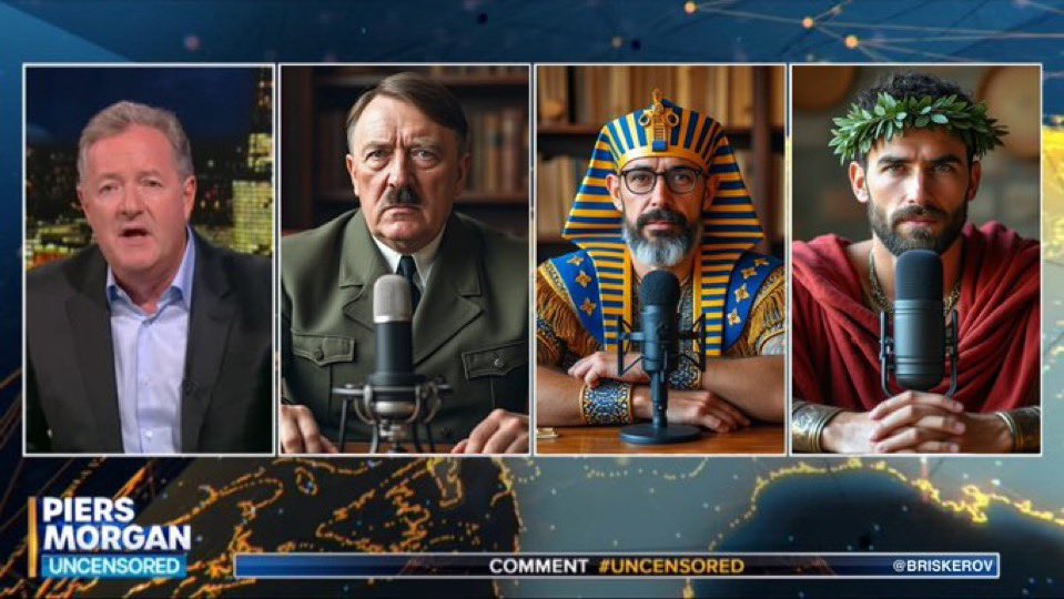 Briskerov's tweet photo. “Joining me now to discuss the Jews…” https://t.co/de36baZ5A6