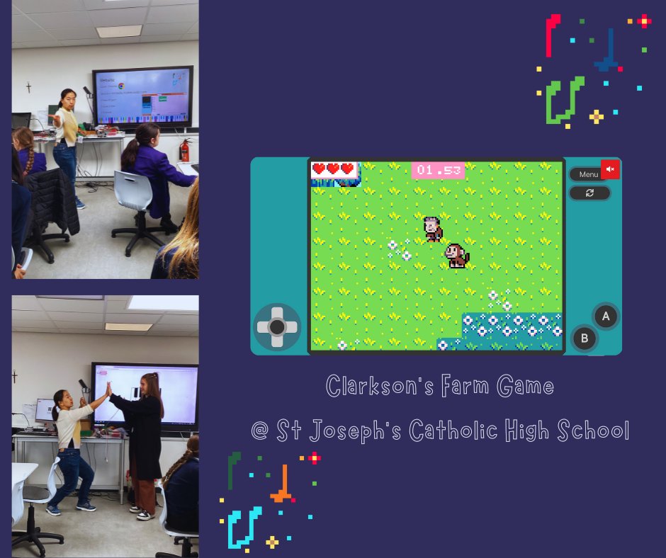 Conductive Music (@conductivemusic) on Twitter photo 🎮 At St Joseph’s High in Workington, Year 7 & 8 students designed their own characters, intro songs & generative compositions in a STEAM Musical Video Game workshop!
Thanks <a href="/CumbriaMusicHub/">Cumbria Music Hub</a> & staff for the support! 💡🎶
#STEAMeducation #MusicTech #CumbriaMusicHub 🎮 At St Joseph’s High in Workington, Year 7 & 8 students designed their own characters, intro songs & generative compositions in a STEAM Musical Video Game workshop!
Thanks <a href="/CumbriaMusicHub/">Cumbria Music Hub</a> & staff for the support! 💡🎶
#STEAMeducation #MusicTech #CumbriaMusicHub