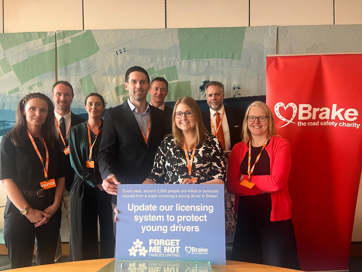 Today we've been at Portcullis House in Westminster, participating in a drop-in session for MPs with the Forget-me-Not Families Uniting campaigners, and holding discussions about young drivers.

To learn more about our campaign visit: brake.org.uk/how-we-help/ca…