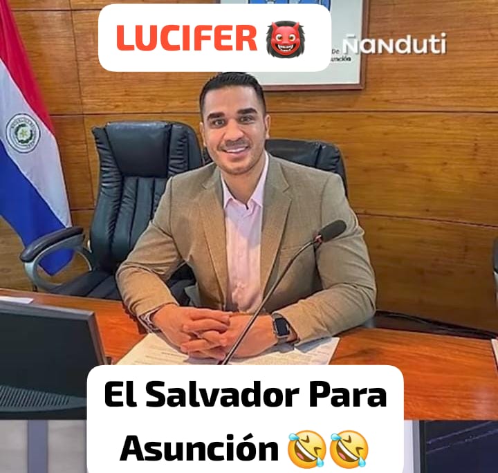 Atendeke:
Después de vaciar la Muni ahora Honor Colorado está preparando para ensoquetarnos un caritalindo Inservible,aputarrado para enchufarnos como el gran Salvador para Asunción.Aipo Luifer,Lucifer algo asi,en ESSAP no hace absolutamente nada,cada vez más rico si. Parásito