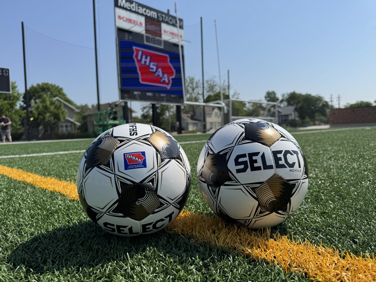 Semifinals are here at the 2025 IHSAA State Soccer Tournament presented by @iowafarmbureau! #iahssoc 
3️⃣🅰️
12:00—Norwalk vs. Urbandale
2:30—Iowa City Liberty vs. Cedar Rapids Washington
4️⃣🅰️
5:00—Johnston vs. Ames
7:30—Valley vs. Ankeny
⚽️ iahsaa.org/soccer/state-t…