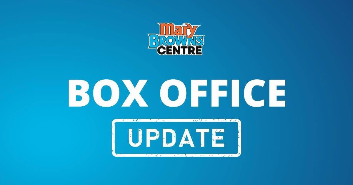 Please be advised our Box Office phones are currently down. ☎️ 

Tickets can still be purchased in person and online at mbcentre.ca. 

An update will be provided as soon as possible. We apologize for any inconvenience this may cause.