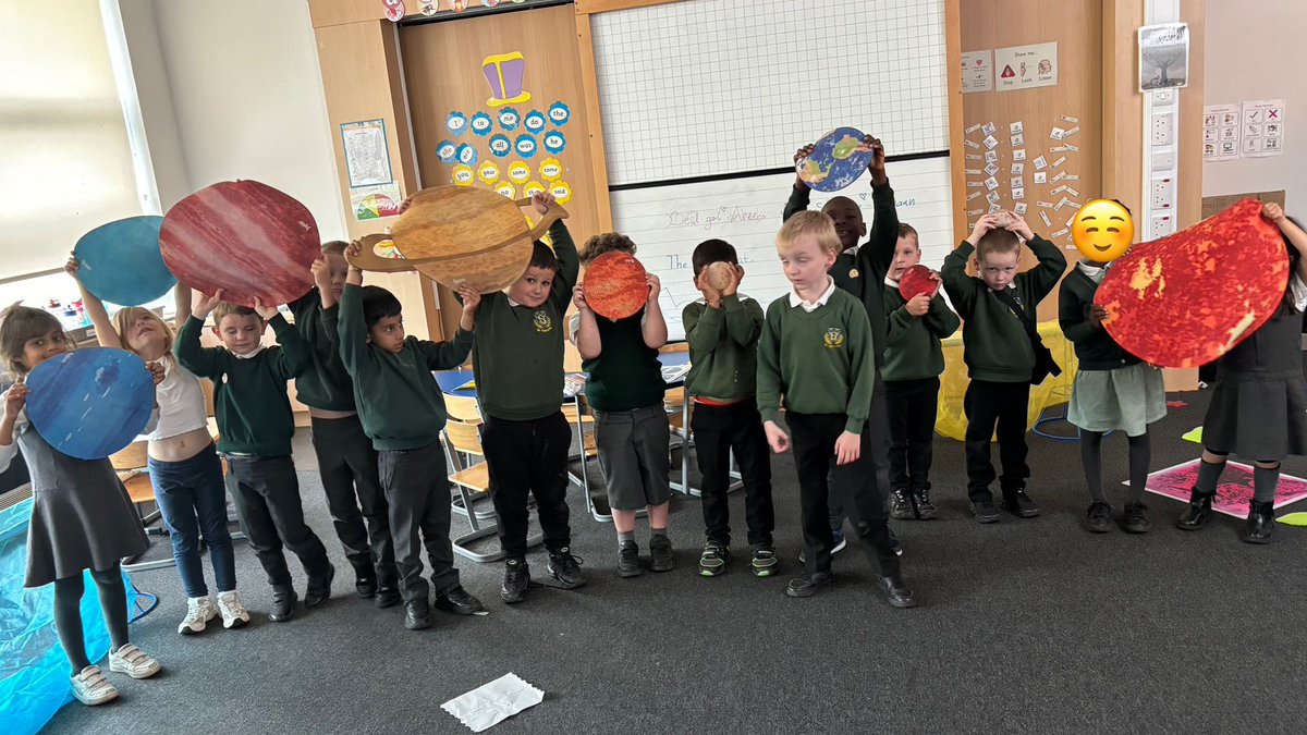 🚀 Our P1 explorers put on their space suits to learn all about the planets - it was out of this world! 🌞🪐👩‍🚀