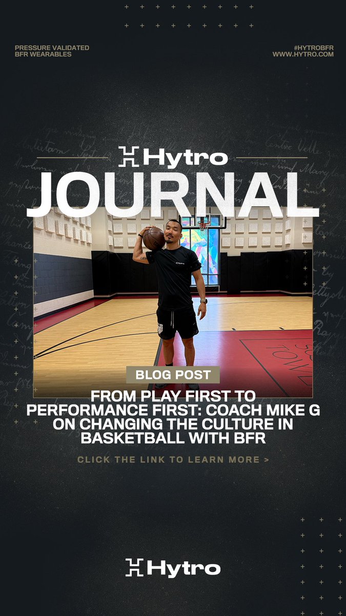 📖 New Journal: From Play First to Performance First: Coach Mike G on Changing the Culture in Basketball with BFR

Read more here 👇

hytro.com/blogs/journal/…

#HytroBFR #CoachMikeG #Basketball #BuiltToOutperform #NBA